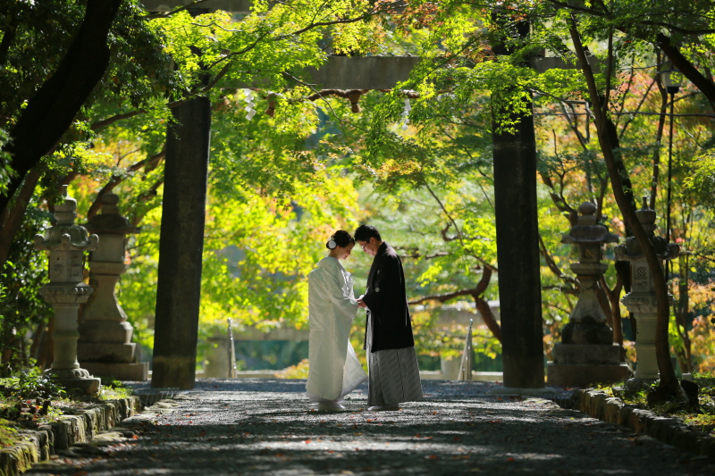 自然に囲まれながら