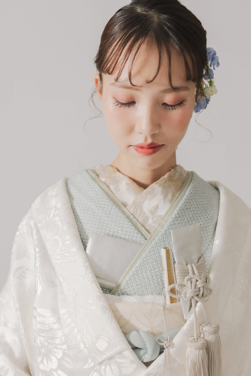 小物のコーディネートを楽しんで