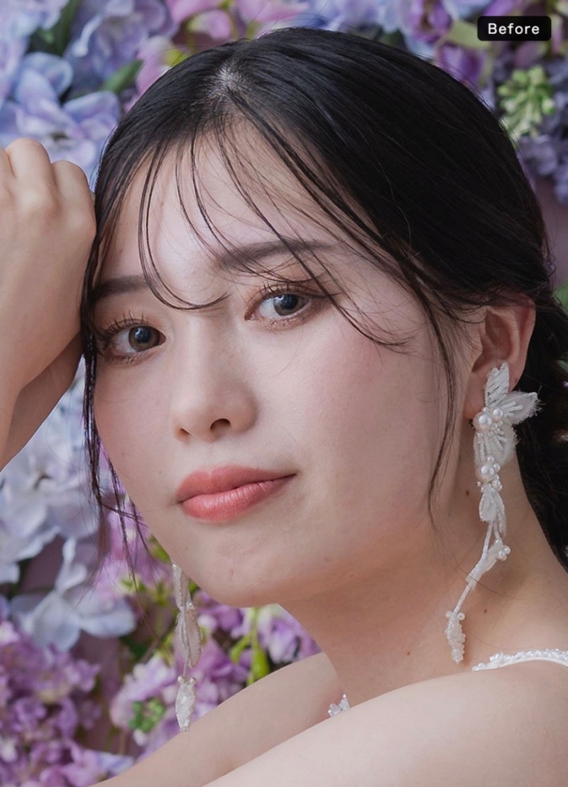 ヘアメイクの技術 写真1 before