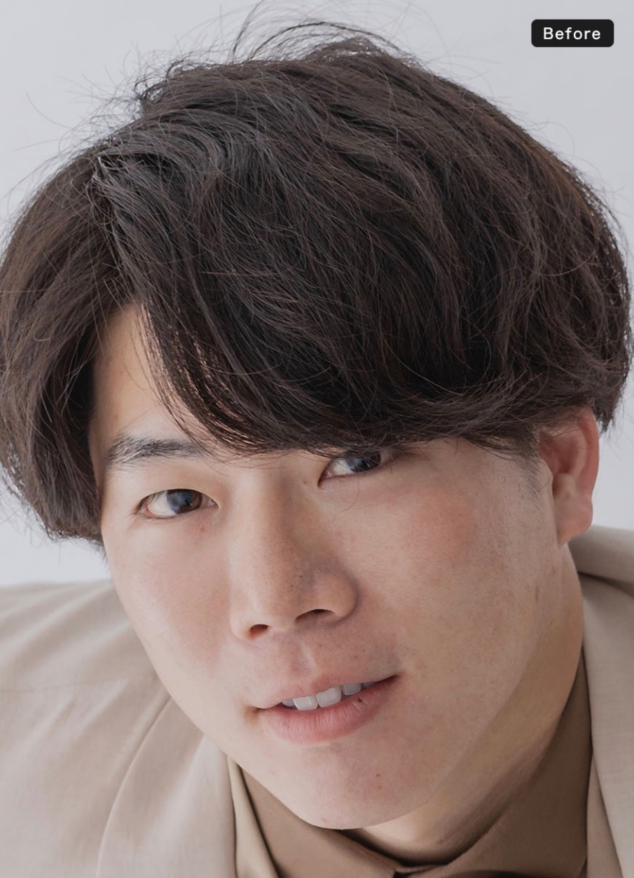 ヘアメイクの技術 写真1 before