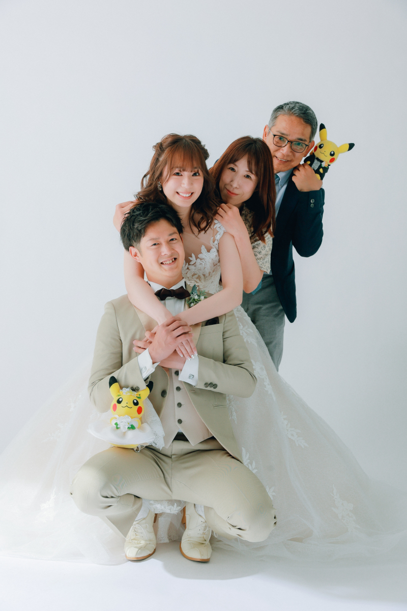 家族と一緒に撮影可能