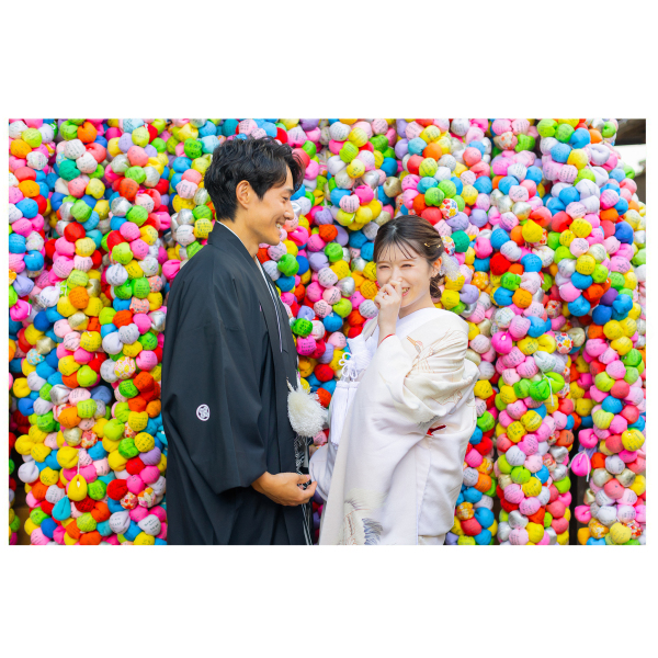 可愛い、自然、お二人らしい瞬間です。