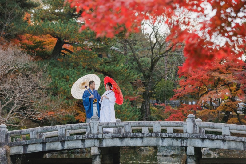 11月15日までの得々プラン◆秋ロケーション撮影【円山公園ロケーション】たっぷり150カット以上データ◇美肌小顔レタッチ付