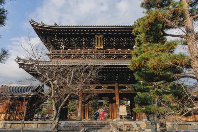 結婚ご祈祷付き！★3月末までの申込みで基本料金半額【金戒光明寺ロケーション】200カット以上全データ美肌小顔レタッチ付き