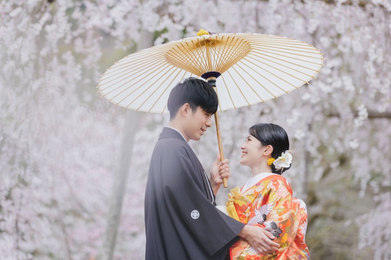 春限定プラン◆桜と撮影!【円山公園ロケーション】たっぷり150カット以上データ◇美肌小顔レタッチ付