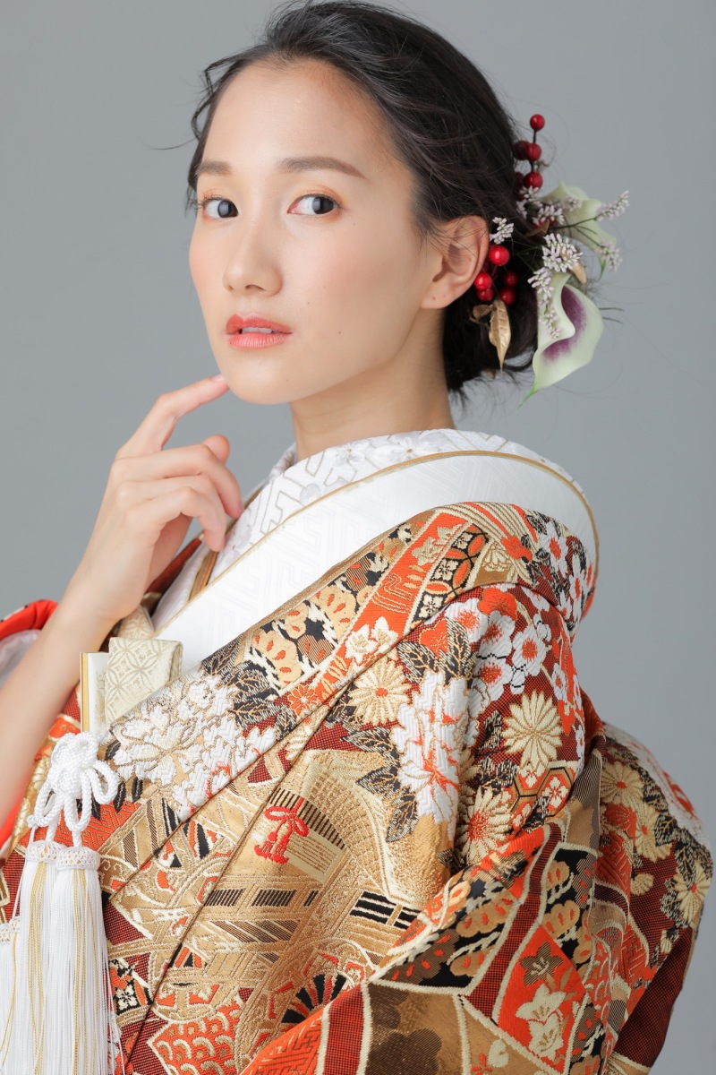 シンプルに婚礼写真を残す【和装スタジオ】◇基本台紙+1カットデータ◇