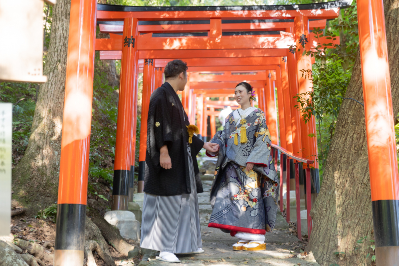 世界遺産で叶う!結婚報告祭付♪【上賀茂神社ロケーション】200カット以上全データ付◇美肌小顔レタッチ付