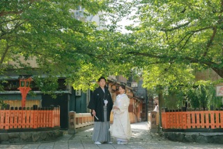 早朝料金が込みでお得！【祇園ロケ＋洋装ハウススタジオ】300カット以上全データ◇美肌小顔レタッチ付