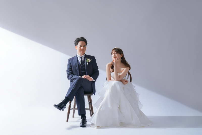 【ふたりらしさを大切に】洋装スタジオPLUS◆美肌補正付き
