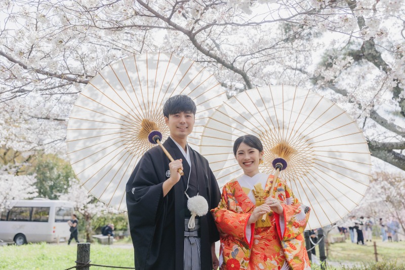 春限定プラン◆桜と撮影!【円山公園ロケーション】たっぷり150カット以上データ◇美肌小顔レタッチ付