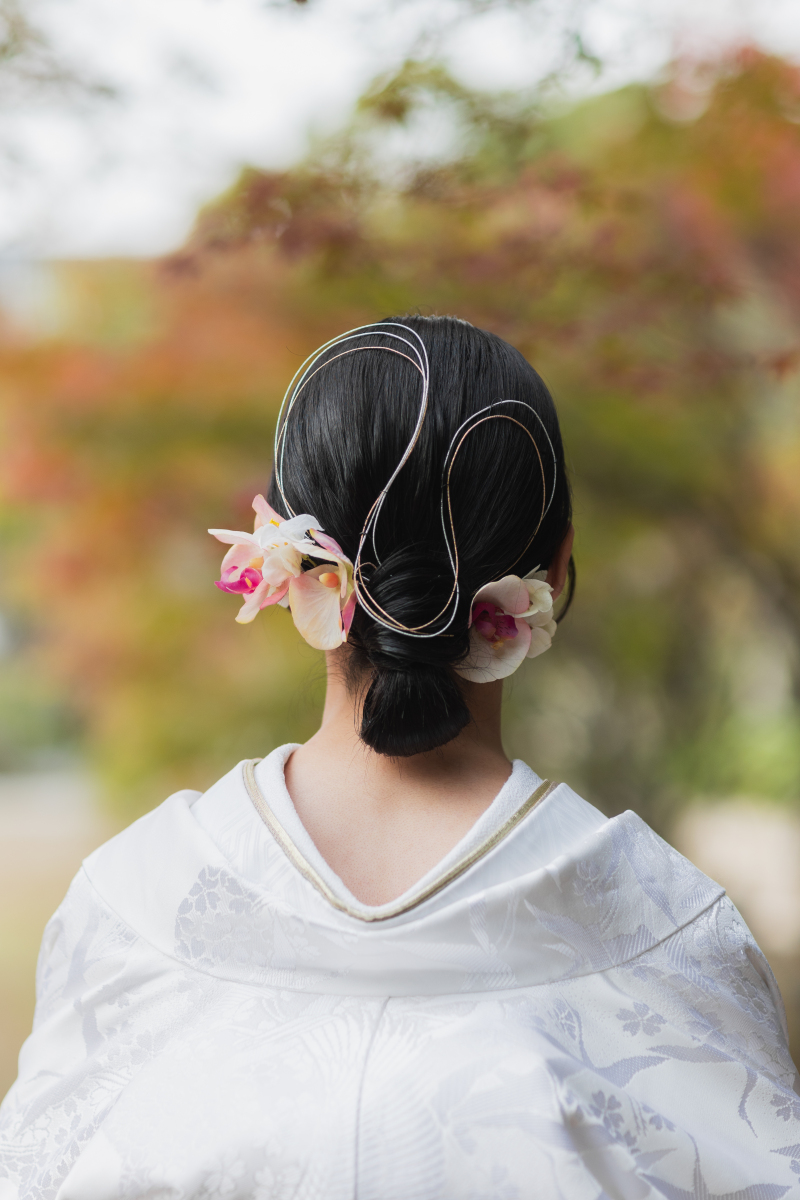 新婦様のヘアショット