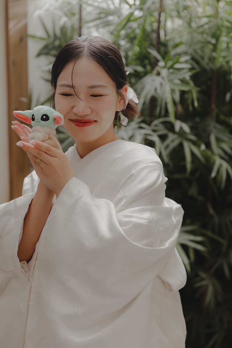 可愛らしい新婦様
