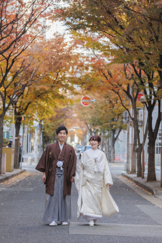 和装で居留地撮影！