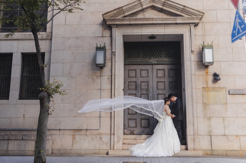 ベールを使っての撮影