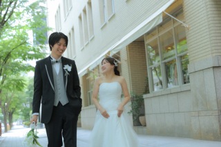 夏の光に包まれる、居留地での前撮り