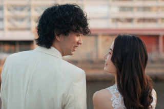 ハーバランドの夕方