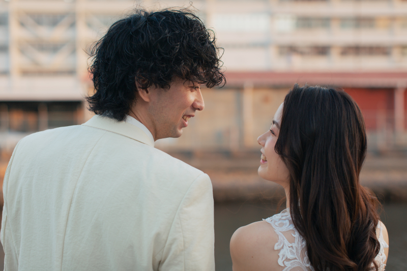 ハーバランドの夕方