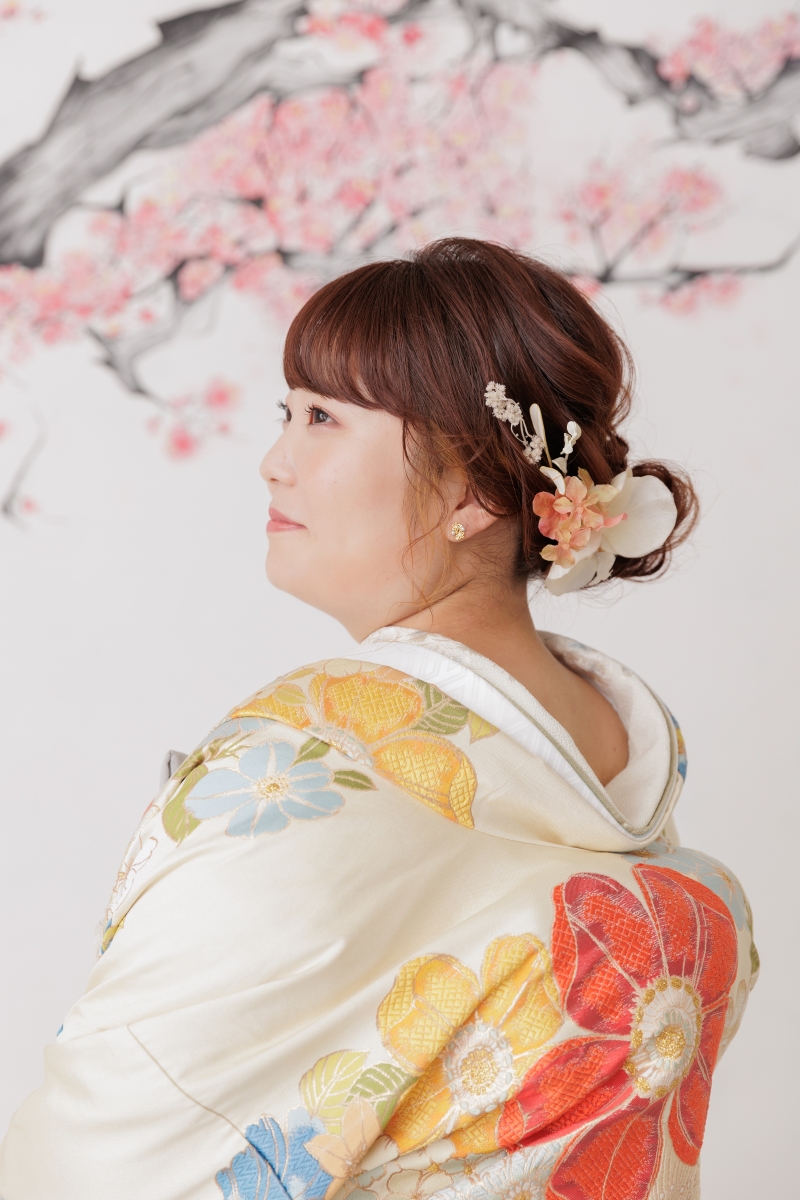 新婦ソロショット