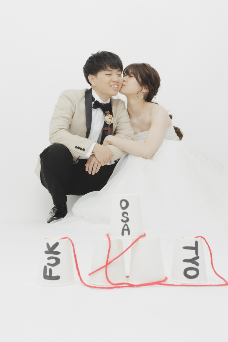 新婦様からチュ♡♡