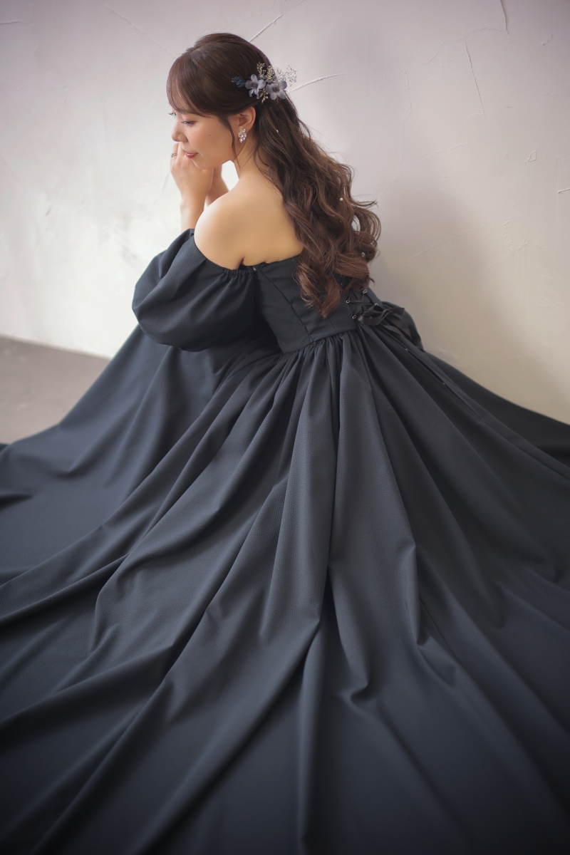 カラードレスにチェンジ