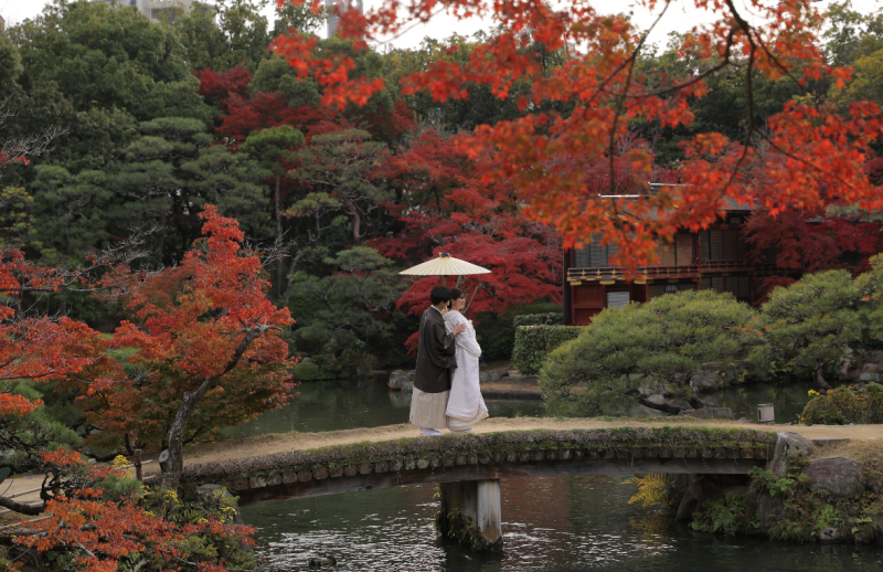 紅葉につつまれて・・・