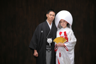 白無垢　赤引きでシンプルかつ華やかに♪