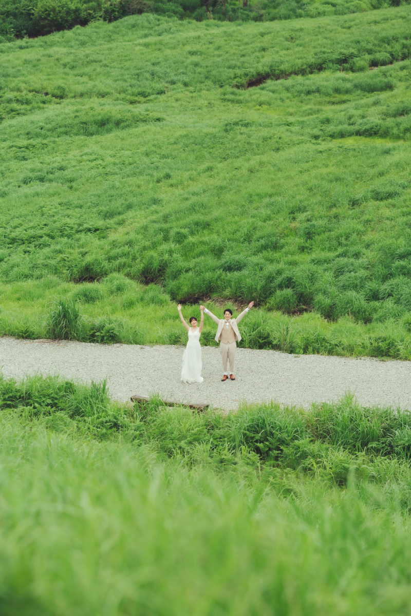 大自然の中で
