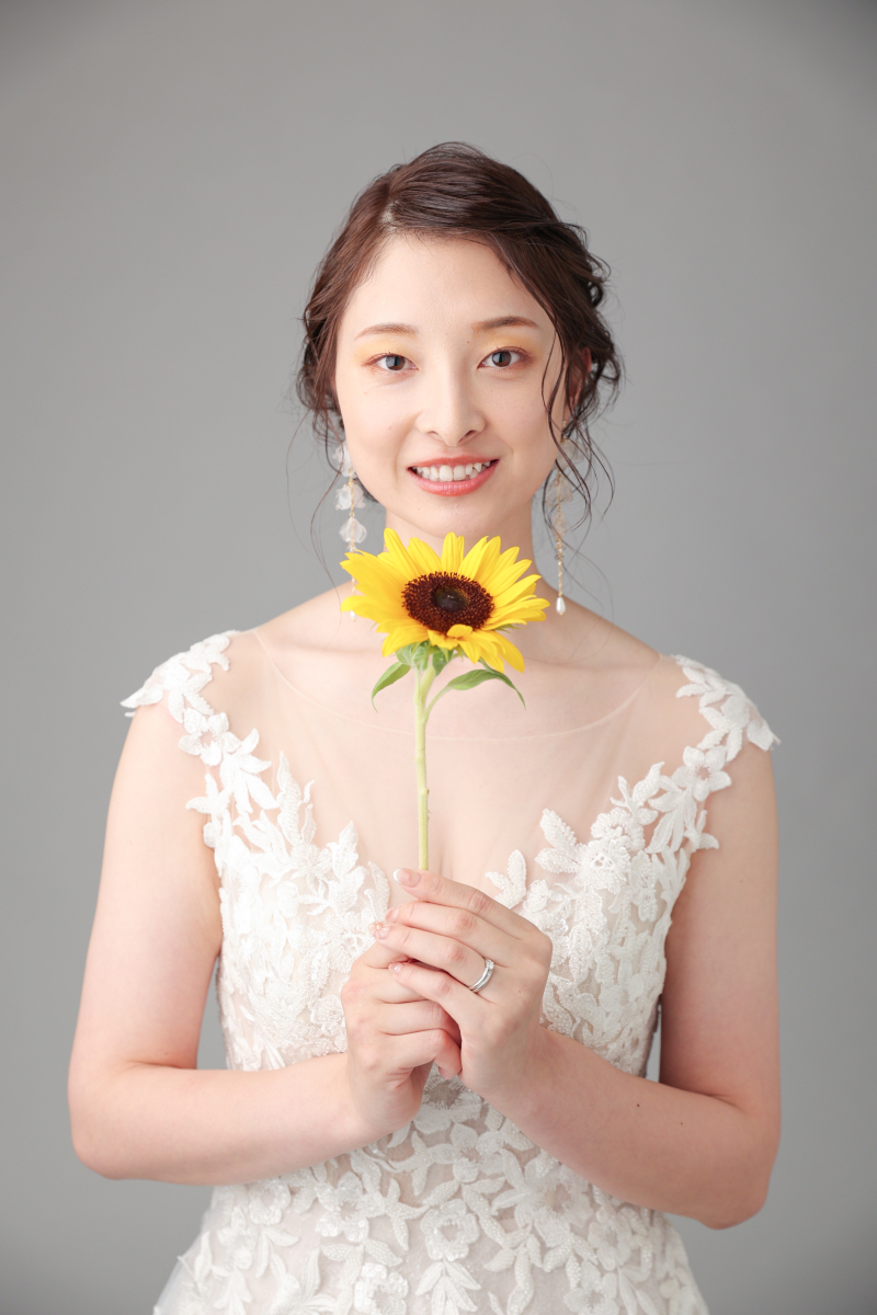 新婦様ソロ×お花