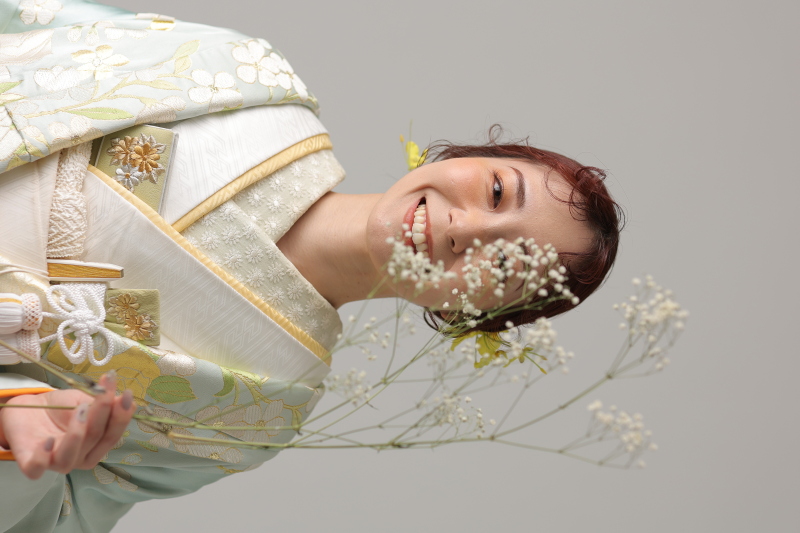 着物の雰囲気に合わせてヘアスタイルもアレンジ☆