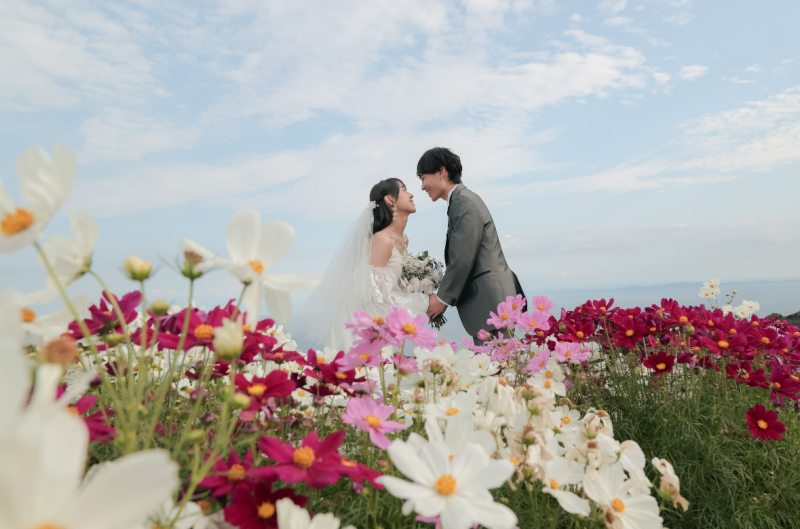 花さじきでの撮影
