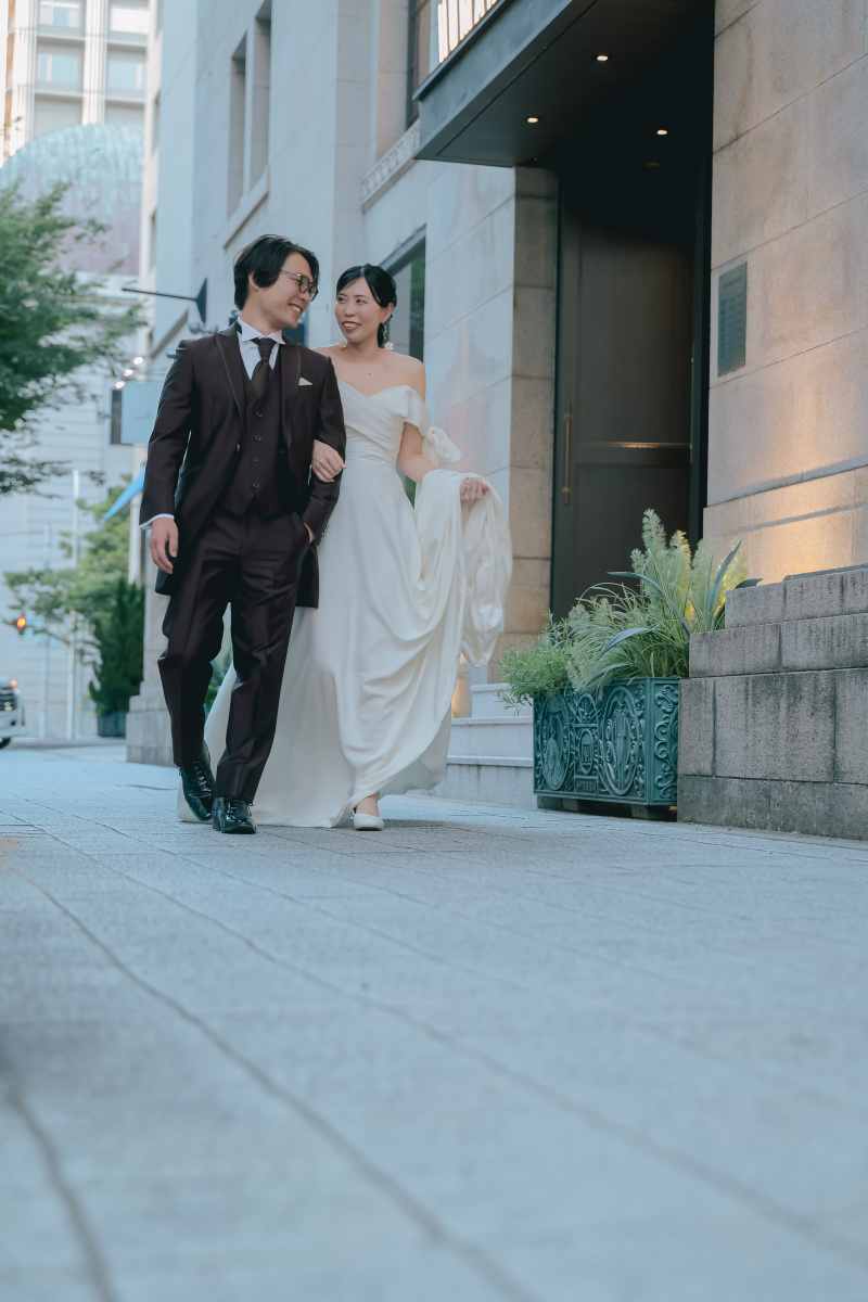 おふたりの自然な表情を大切