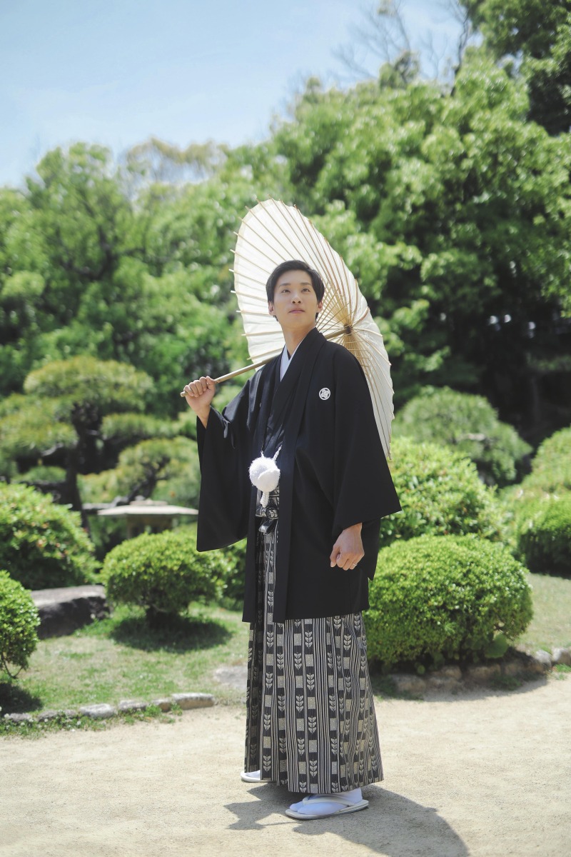 新郎様の立ち姿