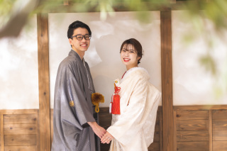 屋内庭園での撮影！