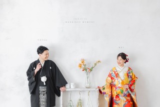 和装でハウスと屋内庭園