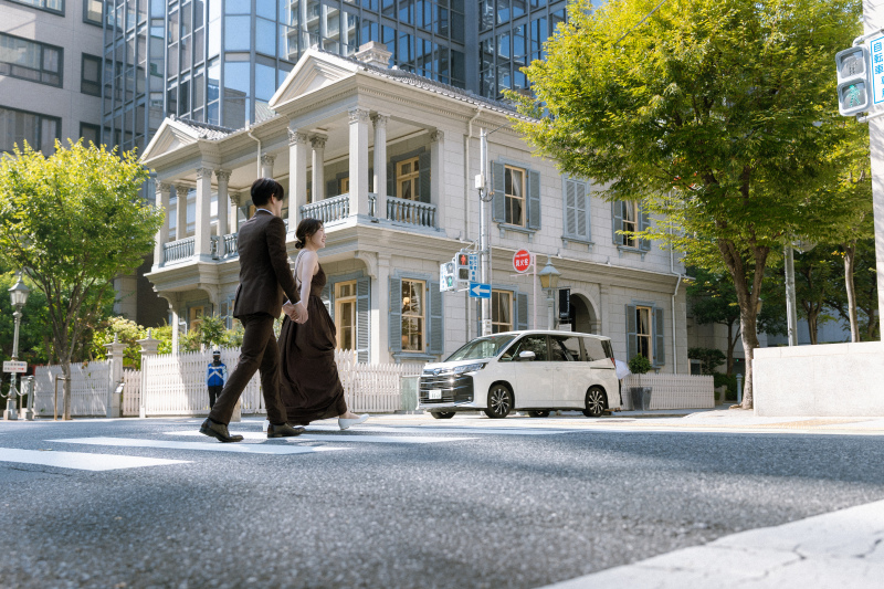 夏の居留地ロケーション撮影