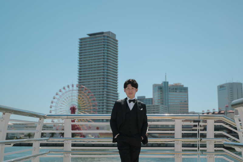 新郎様ソロ撮影