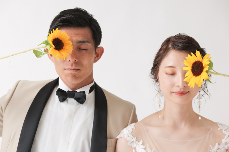 お花を使って・・・