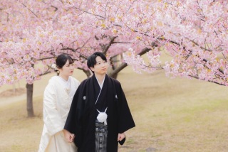 河津桜と一緒に♪