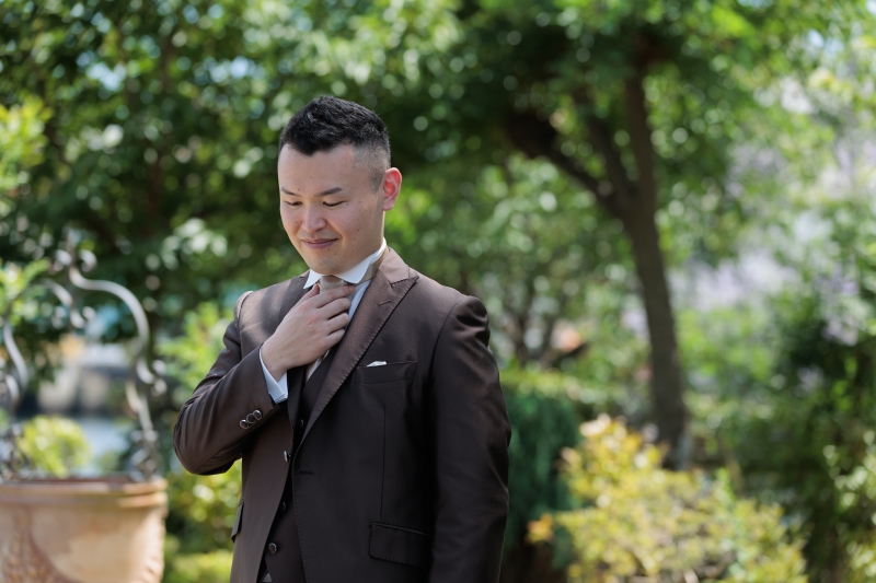 新郎様のショットも!