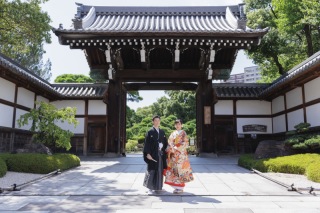 素敵な色打掛で和装ロケーション