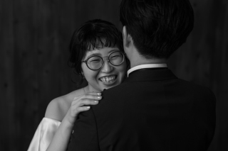 お二人らしい洋装撮影