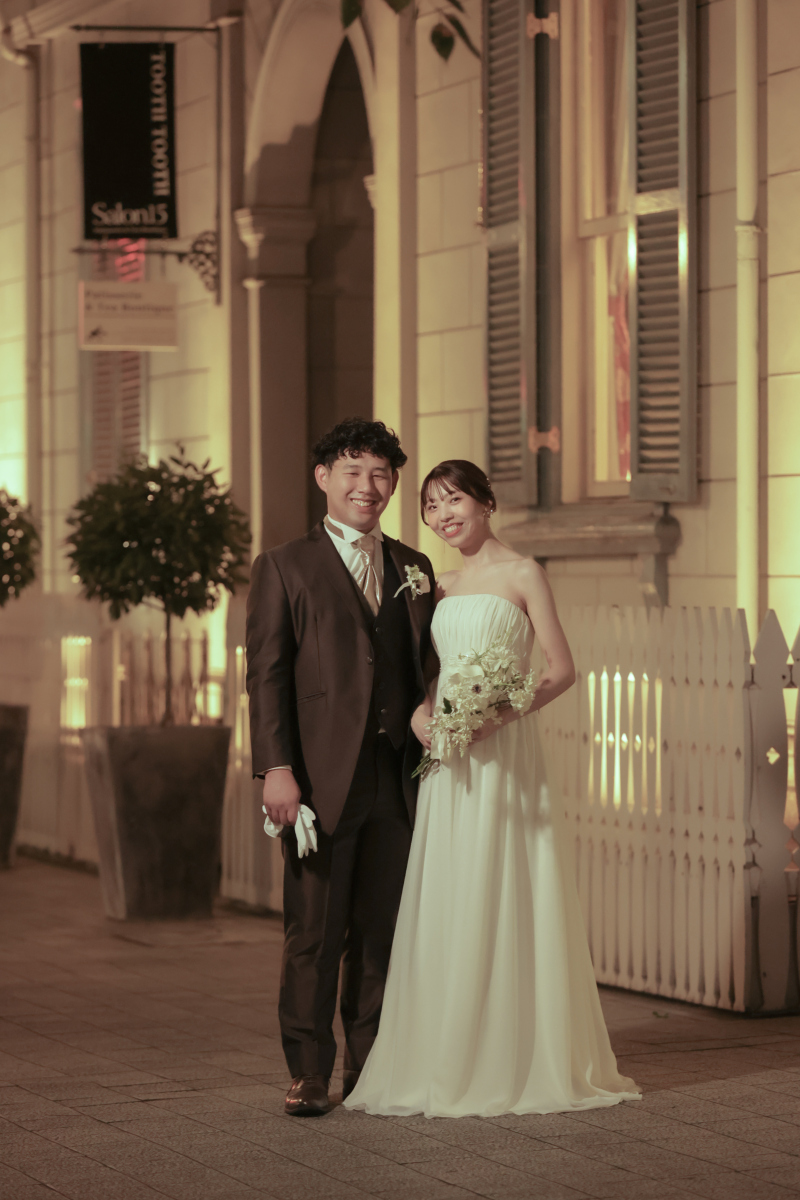 お二人の並んだ姿から