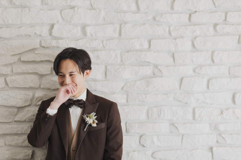 新郎様の笑顔！！！