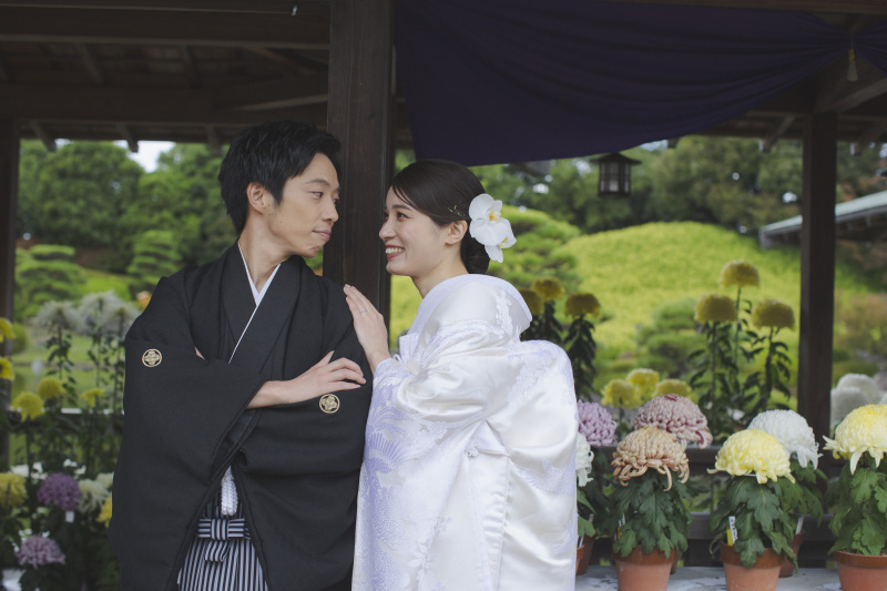 仲睦まじいおふたり