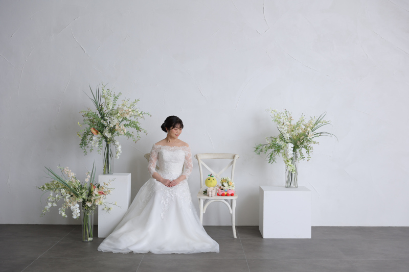 新婦様のソロショット