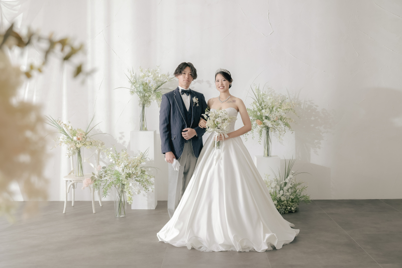 立ち姿でのツーショット撮影