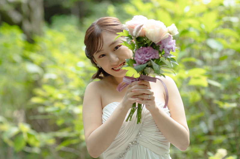 新婦様のソロショット