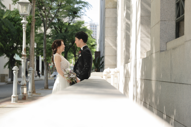 木漏れ日キラキラ居留地撮影