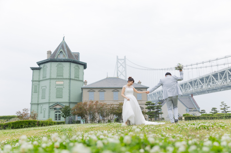 芝生でクルクル②