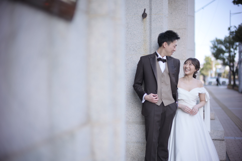 旧居留地で撮影スタート!